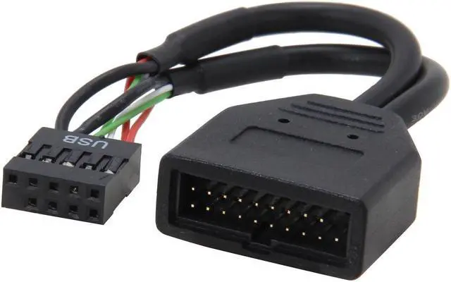 Main image of 6 in. Internal 19-Pin USB3.0 to USB2.0 Adapter Cable Male to Female