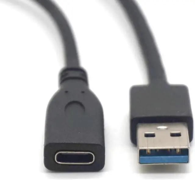 Alt view image 2 of 7 - USB 3.0 Male to USB-C Type-C Female Extension Cable USB3.1 to USB 3.0 Adapter Cable
