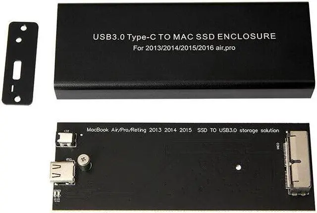 Alt view image 2 of 5 - Type-C USB3.0 to 16+12 Pin Enclosure for Macbook Air Pro 2013 2014 2015 Case