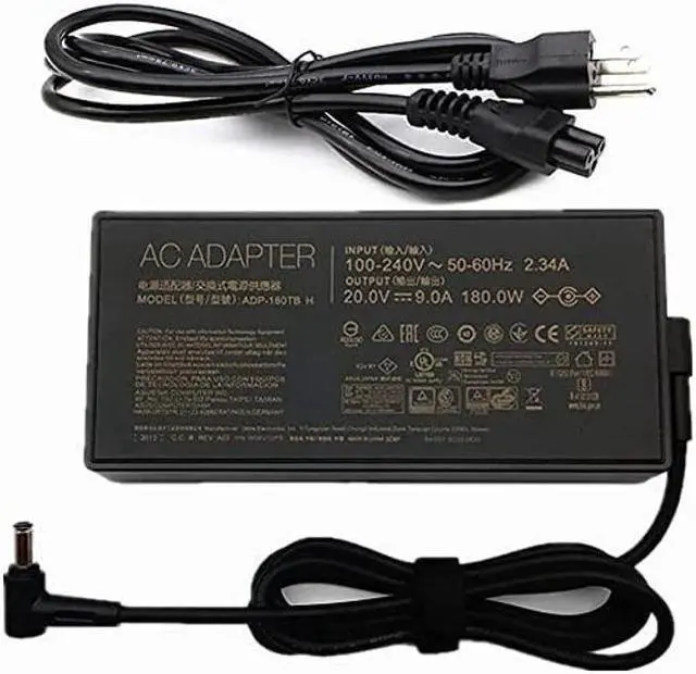 Alt view image 2 of 5 - 180W 20V 9A ADP-180TB H AC Adapter Charger Fit for ASUS ROG 14 GA401I G14 Zephyrus GA502DU GA5021 GA502D GA502 GA502IU GA401 GA401II GA401IV Tuf Gaming A17 FX506LU Tuf Gaming A17 Laptop Power Supply