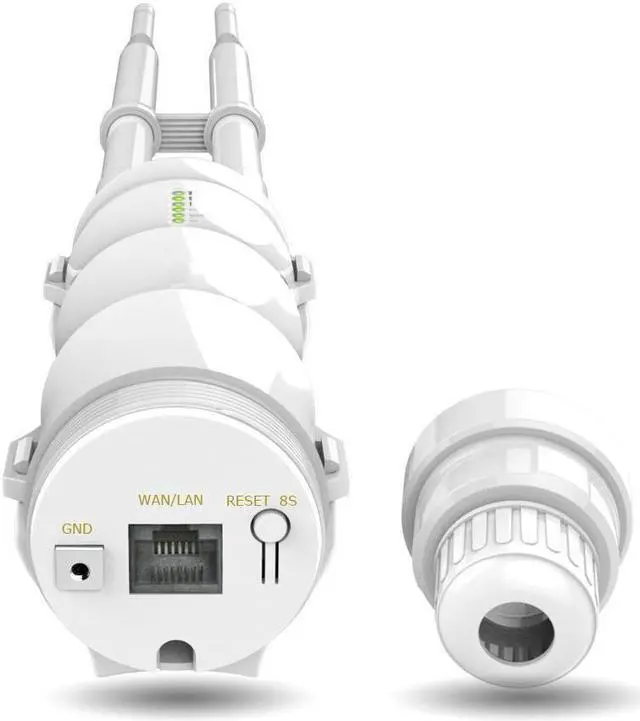 Main image of 2.4G 300Mbps High Power Wi-Fi Outdoor CPE/Access Point/Repeater/Range Extender With 1000mW Omni-directional Antennas, Passive PoE, 15KV ESD, 4KV Lightning Protection