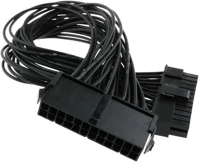 Main image of ATX 24 Pin Extension Cable Lead 24 Pin Male to 24 Pin Female ATX Power Supply PSU Extension Cable Extender for Motherboard 32cm/12.6Inch