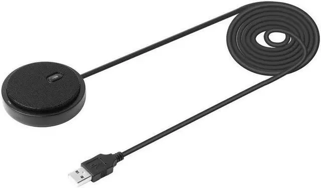 Alt view image 2 of 7 - Conference Microphone,USB Computer Microphone CM003, Mute Function, Omnidirectional Mic for Computers PC, Condenser Boundary Desktop Microphones for Streaming,VoIP Calls,Skype,Chatting