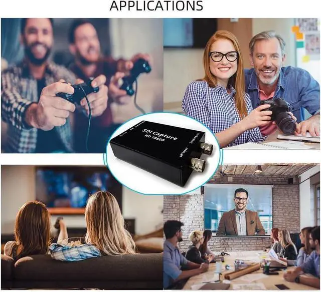 Alt view image 6 of 7 - SDI to USB Capture Card Video Converter Adapter 1080P SDI Input to USB 3.0 Output for Live Streaming Mini Converter SDI-Compatible Video and Audio to ComputersPlug and Play