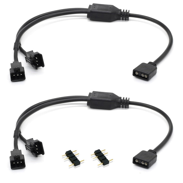 thumbnail image 2 of Argb Cable Jstincal ARGB Splitter Cable, 1-to-4 Female To Female... 2 of 14