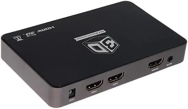 Alt view image 3 of 5 - BUCIER  HDMI Converter/2D to 3D/Video Converter Left and Right Up and Down Format to 3D Suitable Projection Blu-Ray Film EU Plug