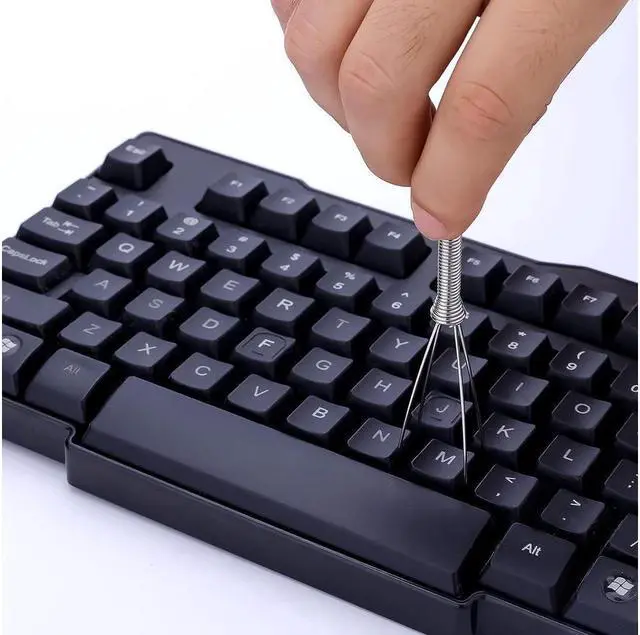 Alt view image 5 of 7 - BUCIER Mechanical Keyboard Switch Puller Set, Keycap Remover Kit Keyboard Cleaner Tool Including Keycap Puller, Switch Clamp, Stem Holder, Lube Pen-Easy to Pull (Black)