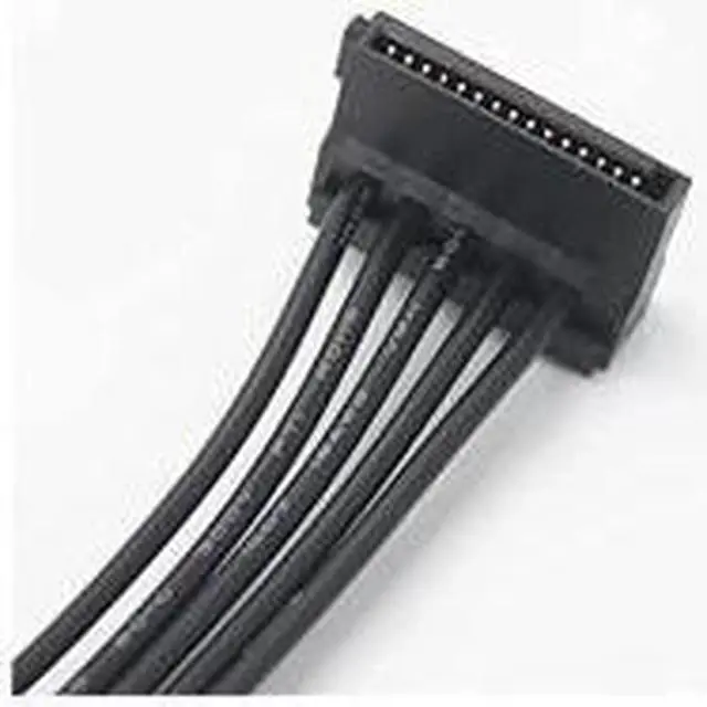 Alt view image 3 of 6 - BUCIER 15 PIN Sata Power Splitter(2Packs) 15 Pin Sata to 5 Sata Power Splitter Adapter Cable- 21 Inches