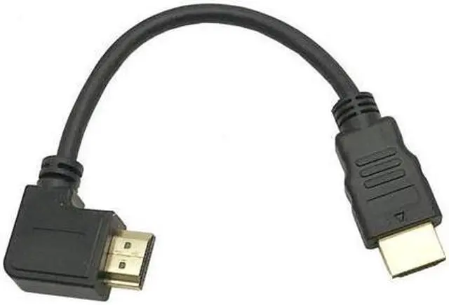 Alt view image 2 of 4 - BUCIER 4Pack 8Inch 8K Ultra HD High Speed 48Gpbs HDMI Cable Short 90 Degree 8K HDMI Cable 2.1 Right Angle HDMI Male to Male 8K@60hz 4K@120hz 2K@144hz eARC HDR (8inch 8K Right Angled)