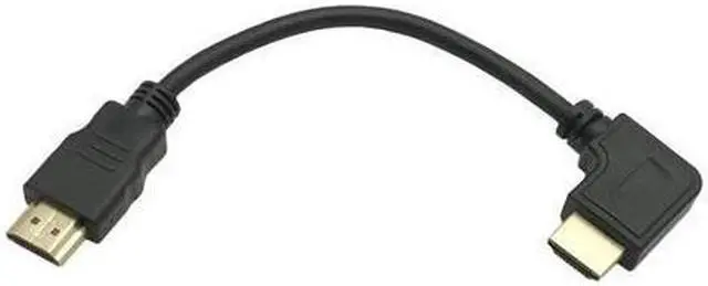 Alt view image 3 of 4 - BUCIER 4Pack 8Inch 8K Ultra HD High Speed 48Gpbs HDMI Cable Short 90 Degree 8K HDMI Cable 2.1 Right Angle HDMI Male to Male 8K@60hz 4K@120hz 2K@144hz eARC HDR (8inch 8K Right Angled)