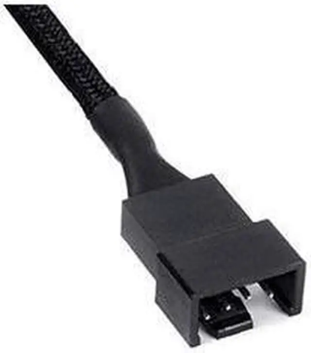 Alt view image 3 of 5 - BUCIER 2 Pack 4Pin PWM Fan Splitter Cable Sleeved Braided Adapter Computer PC Fan Power Extension Cable 1 to 3 Converter for Computer ATX Case 4Pin3Pin Cooling Fan Cable 10.6 inch 1 to 3