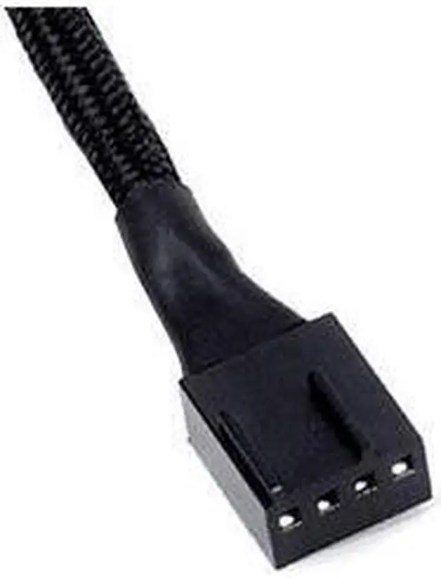 Alt view image 4 of 5 - BUCIER 2 Pack 4Pin PWM Fan Splitter Cable Sleeved Braided Adapter Computer PC Fan Power Extension Cable 1 to 3 Converter for Computer ATX Case 4Pin3Pin Cooling Fan Cable 10.6 inch 1 to 3