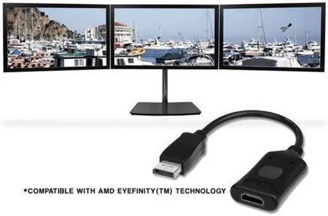 Alt view image 6 of 6 - BUCIER DisplayPort to HDMI Active Adapter