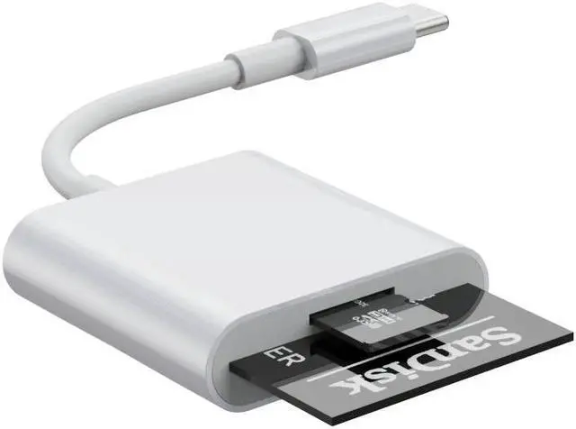 Main image of BUCIER USB C to SD Card Reader, SD/MicroSD to USB C Card Reader Adapter [Thunderbolt 3] Compatible with iPad Pro 2020/2019, MacBook Pro 2019, MacBook Air 2020, Galaxy S10/S9, Surface Book 2 and More