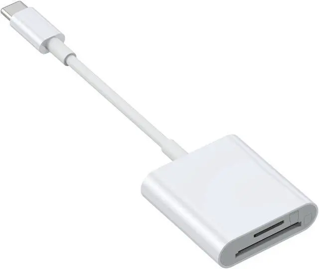 Alt view image 4 of 4 - BUCIER USB C to SD Card Reader, SD/MicroSD to USB C Card Reader Adapter [Thunderbolt 3] Compatible with iPad Pro 2020/2019, MacBook Pro 2019, MacBook Air 2020, Galaxy S10/S9, Surface Book 2 and More