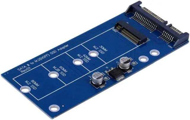 Alt view image 4 of 5 - BUCIER Speed M2 NGFF ssd SATA3 SSDs Turn Sata Adapter Expansion Card Adapter SATA to NGFF -capacity -power