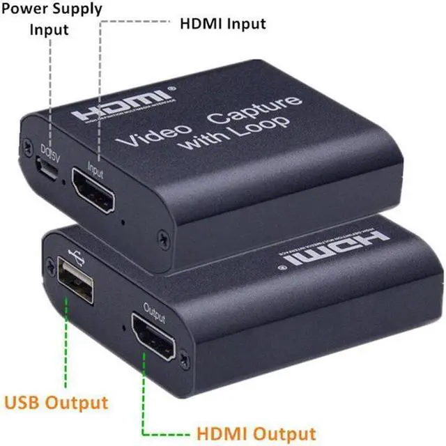 Alt view image 3 of 5 - BUCIER Capture Video New Coming Video card HD video capture card For PS4 Game DVD HD Camera Recording Live Streaming Loop Out
