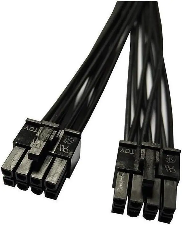 Alt view image 2 of 6 - BUCIER PCI express 8pin to Dual 6+2Pin Power supply Cable PCIe 8 Pin 1 to 2 Spliter For  CX850M CX750M CX600M CX500M CX430M PSU