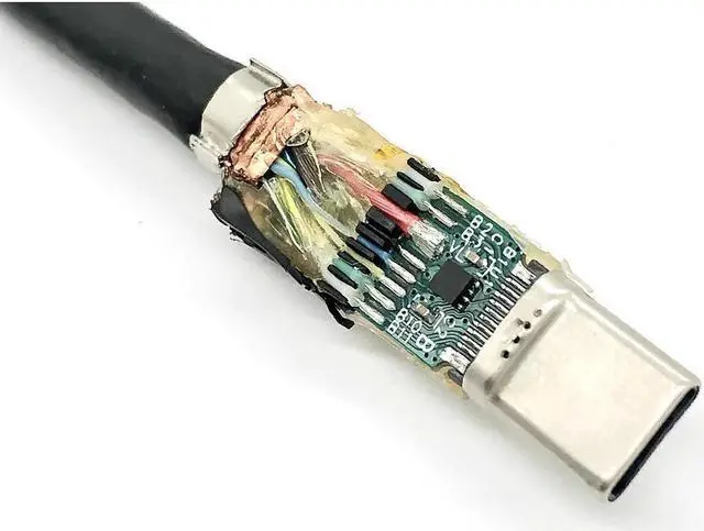 Alt view image 4 of 5 - BUCIER Gen1/Gen2 100W 5A CM-CM cable 6Ft genuine USB 3.2 Type-C male to male for HP 3.3FT/1m