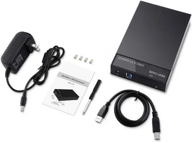Alt view image 5 of 7 - BUCIER 2.5"/3.5'' Hard Drive External Enclosure SATA to USB 3.0 HDD Docking Station