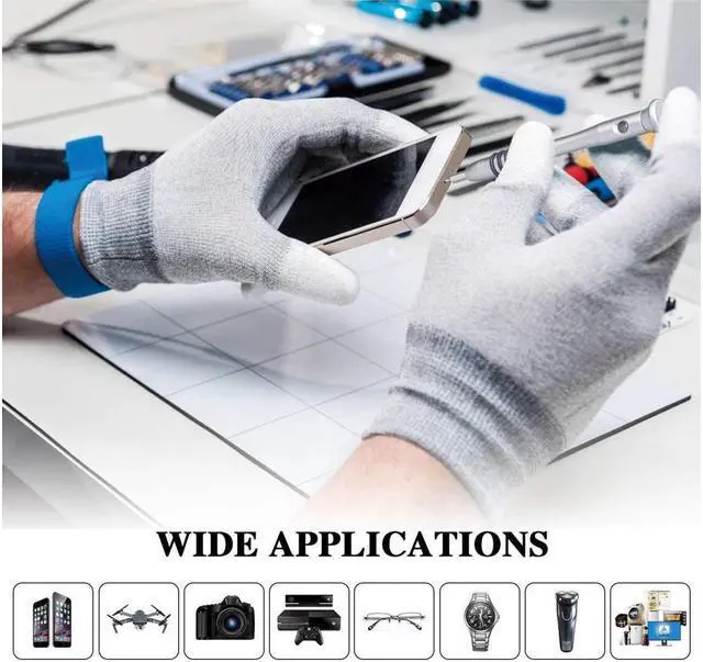 Alt view image 6 of 7 - BUCIER Precision Screwdriver Set Professional Electronics Repair Tool Kit 60 in 1 Magnetic Screwdriver Bits for PC, With Anti Static Wrist Band