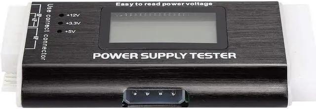 Alt view image 7 of 7 - BUCIER Power Supply Tester, LCD Display Aluminum Alloy Support 20/24Pin ATX SATA, BTX, ITX, TFX Computer Power