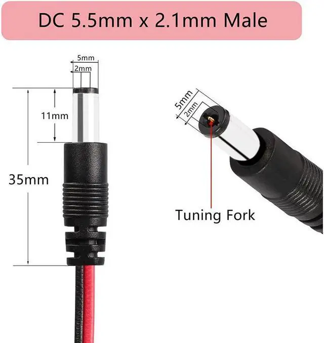 Alt view image 4 of 6 - BUCIER ATX Power 24 Pin to 4 DC5521 and Power Switch Cable, 24P Female to 12V DC 5.5mm x 2.1mm Male Adapter with ON/Off, Inserted into PC Power Supply 24P Male, Leading to DC Power Supply (0.5m)