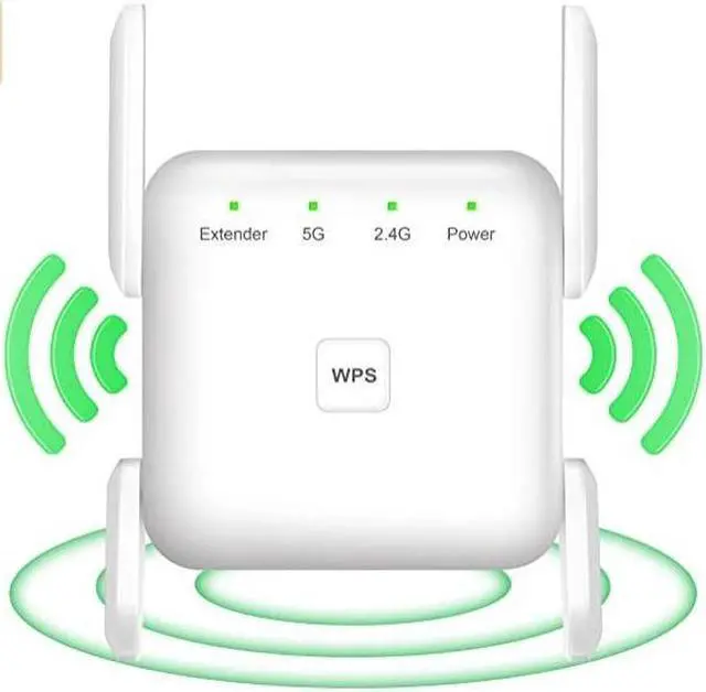 Main image of BUCIER WiFi booster, 1200Mbps WiFi Extenders Signal Amplifier for Home, 360° Full Coverage WiFi Booster, 2.4G 5G Dual Band WiFi Repeater WPS One Key Setup,WiFi Booster and Signal Amplifier(white)