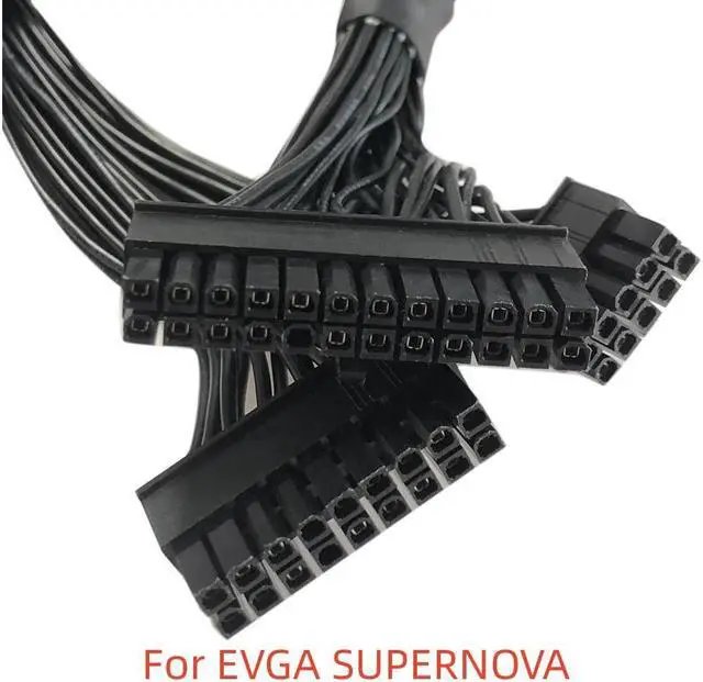 Alt view image 3 of 3 - BUCIER For SUPERNOVA 18 PIN + 10 PIN TO 24 PIN MOTHERBOARD POWER CABLE