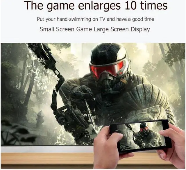 Alt view image 3 of 6 - BUCIER 1pcs Wireless Bluetooth TV Adapter Dongle Bluetooth Adapter Dongle Anycast HDMI WiFi Transmitter Display With USB Cable
