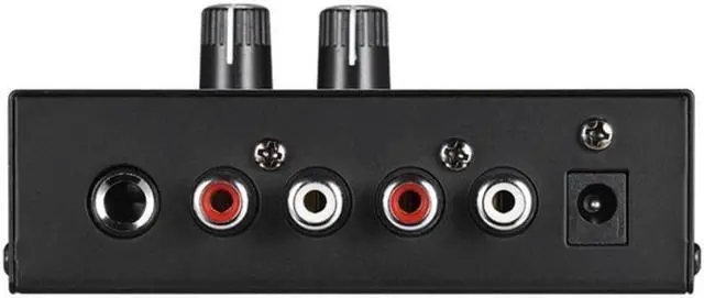 Alt view image 4 of 6 - BUCIER Pp500 Ultra-Compact Phono Preamp Preamplifier with Level & Volume Controls Rca Input & Output 1/4 Inch Trs Output Interfaces