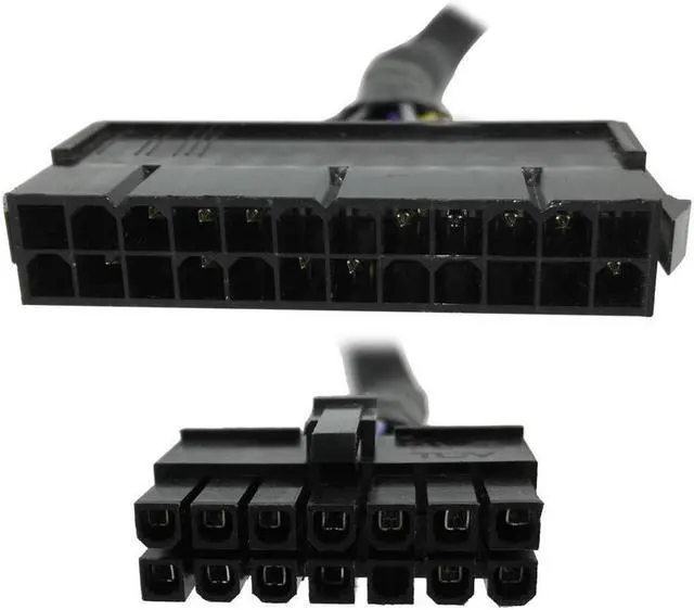 Alt view image 4 of 4 - BUCIER 24 Pin to 14 Pin ATX PSU Main Power Adapter Braided Sleeved Cable for IBM/L-enovo PCs and Servers 12-inch(30cm)