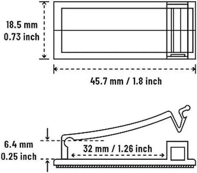 Alt view image 5 of 6 - BUCIER Cable Clips with Strong Self-Adhesive,  Multipurpose Wire Clamps for Cable Management and Cable Runs, TV PC Wire Holder Sticky Tidy - (20pcs)