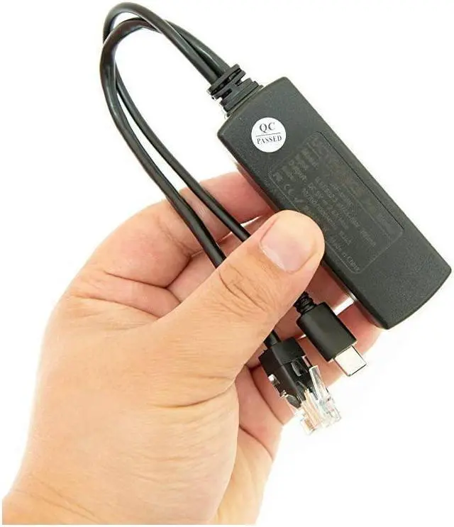 Alt view image 6 of 6 - BUCIER PoE Splitter USBC 5V Active PoE to USBC Adapter IEEE 8023af Compliant for  Pi 4  WiFi Security Cameras and More