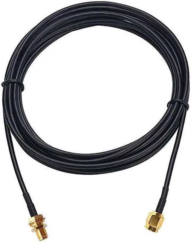 Alt view image 4 of 5 - BUCIER WiFi Antenna Extension Cable with SMA Male to SMA Female Coax Connector 3m 10FT by