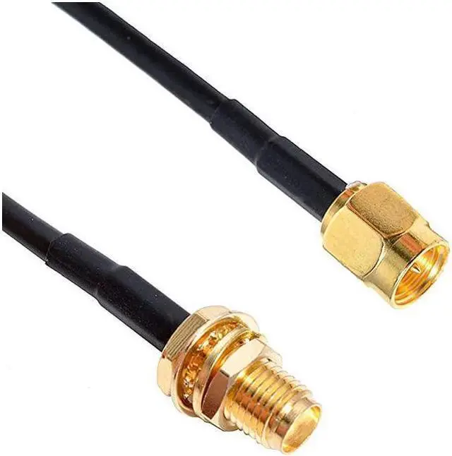 Alt view image 2 of 5 - BUCIER WiFi Antenna Extension Cable with SMA Male to SMA Female Coax Connector 3m 10FT by