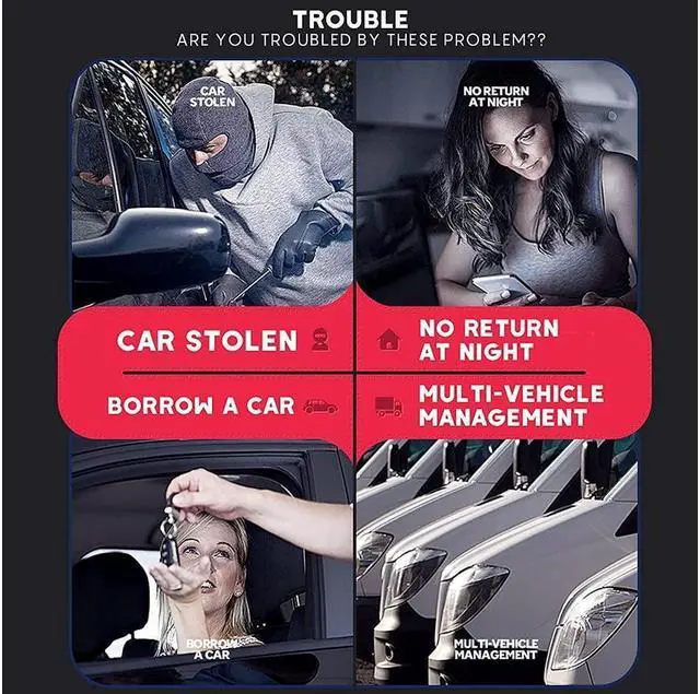 Alt view image 3 of 7 - BUCIER GPS Tracker for Vehicles, Mini Magnetic GPS Real Time Car Locator, Long Standby Portable Real Time Positioning Device, Long Standby GSM SIM GPS Tracker for Vehicle/Car/Person