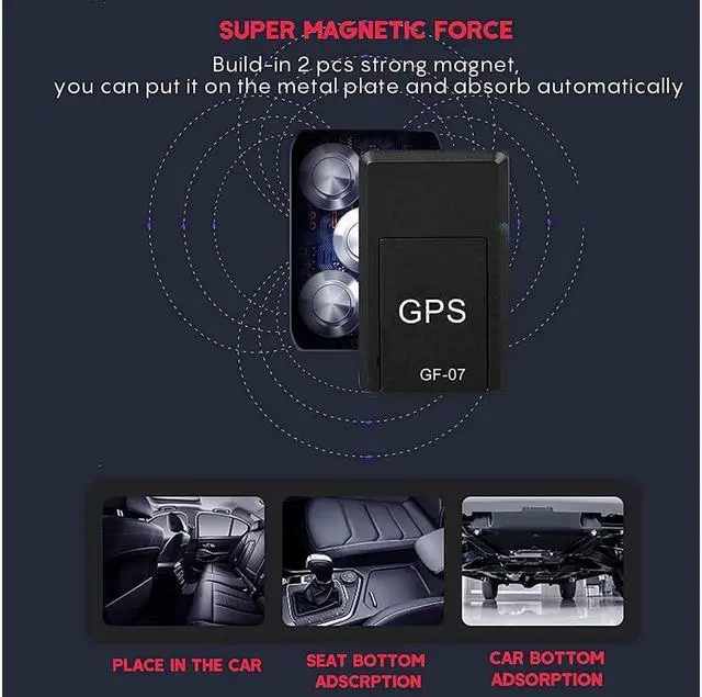 Alt view image 6 of 7 - BUCIER GPS Tracker for Vehicles, Mini Magnetic GPS Real Time Car Locator, Long Standby Portable Real Time Positioning Device, Long Standby GSM SIM GPS Tracker for Vehicle/Car/Person
