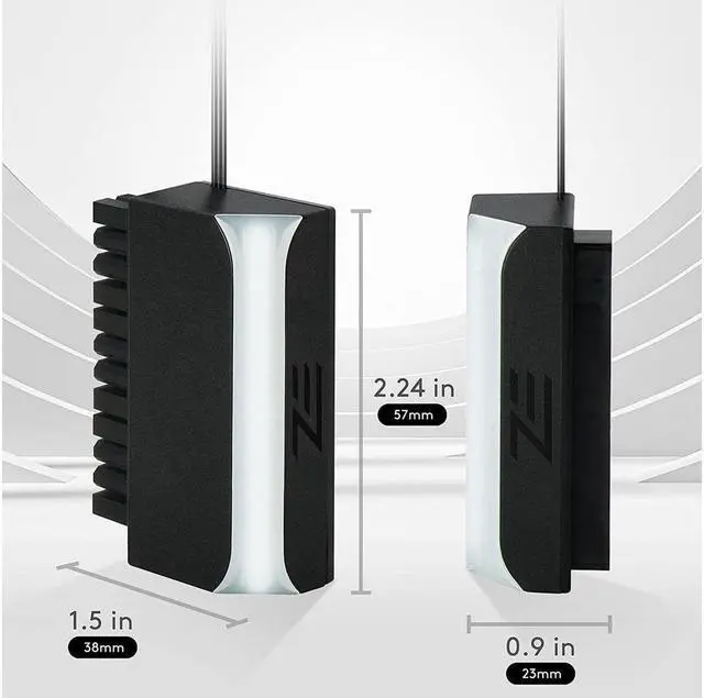 Alt view image 7 of 7 - BUCIER 5V ARGB Synchronous Computer Motherboard ATX Power Supply 24 PIN 90 Degree Adapter 24 Pin Female to 24 Pin Male Connector Turn Steering Head