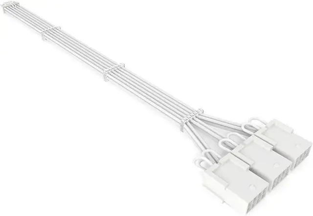 Main image of BUCIER 16Pin Cable,PCIE GPU Cables,Sleeved 12vhpwr PSU Extension Cable,Mini 12+4 Pin Connector for RTX 3090Ti,4070Ti 4080,4090 Graphics Card Power Supply 16AWG  White