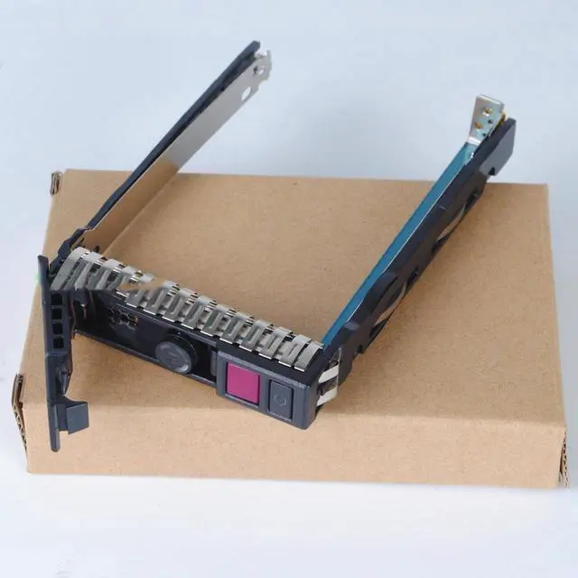 Alt view image 4 of 7 - BUCIER 2.5" 727695-001 SAS/SATA/NVMe/SSD Drive Tray Caddy for HP Proliant Gen10 Servers