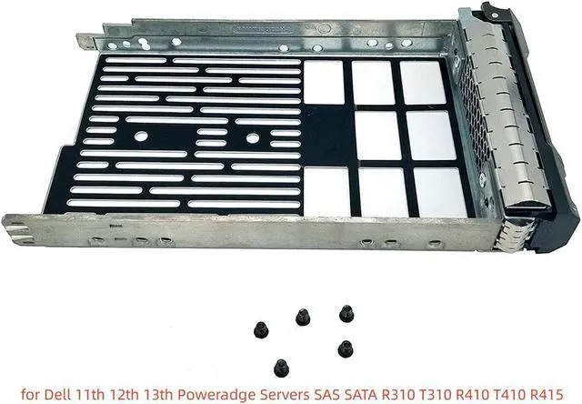 Main image of BUCIER New 2-Pack 3.5 Inch Hard Drive Tray Caddy for 11th 12th 13th Poweradge Servers SAS SATA R310 T310 R410 T410 R415 R510