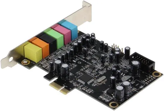 Alt view image 4 of 6 - BUCIER SE-PCIE-SC-10 High Quality PCIe 7.1 Channel Sound card ( Chip set : CM8828 + CM9882A ) with SPDIF Bracket
