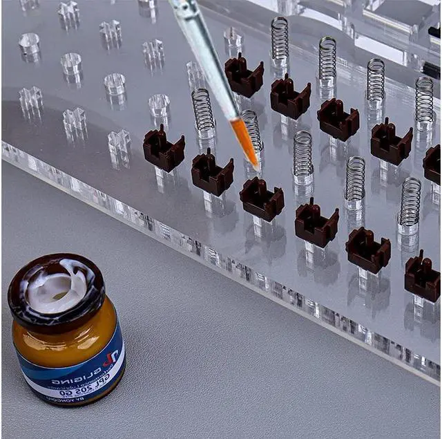 Alt view image 6 of 7 - BUCIER Keyboard Lube Switch Puller Kits,4 Pieces Key Cap Puller,Mechanical Keyboard Key Switch Stem Holder,Keyboard Lube Kit , for Custom Keyboard, Disassembly of Electronic Component