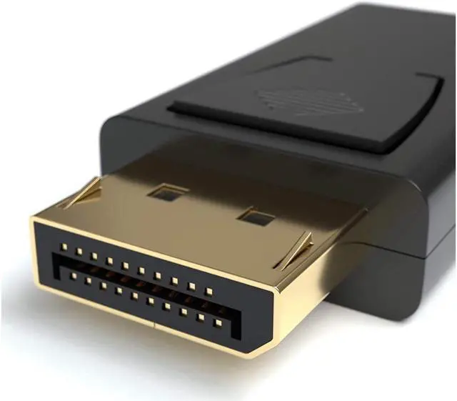 Alt view image 3 of 7 - BUCIER DisplayPort to HDMI Adapter | Gold-Plated DP 1.2 3D Full HD 1080p HDCP True Color Converter Compatible with HP