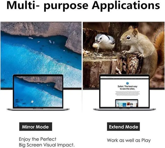 Alt view image 4 of 7 - BUCIER DisplayPort 1.4 Cable Ultra HD 8K 4K Copper Cord DP 1.4 HBR3 8K@60Hz 4K@144Hz High Speed 32.4Gbps HDCP 3D Slim and Flexible DP to DP Cable for Laptop PC TV Gaming Monitor (6.6ft/2m)