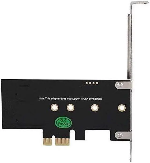 Alt view image 7 of 7 - BUCIER NVME M.2 SSD M Key to PCI-e 3.0 x1 Host Controller Expansion Card,Supports M2 NGFF PCI-e 3.0, 2.0 or 1.0, NVME or AHCI, M-Key, 2280, 2260, 2242, 2230 Solid State Drives with Low Profile Bracket