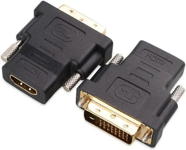 Alt view image 2 of 4 - BUCIER 2-Pack HDMI to DVI Adapter (DVI to HDMI Adapter)