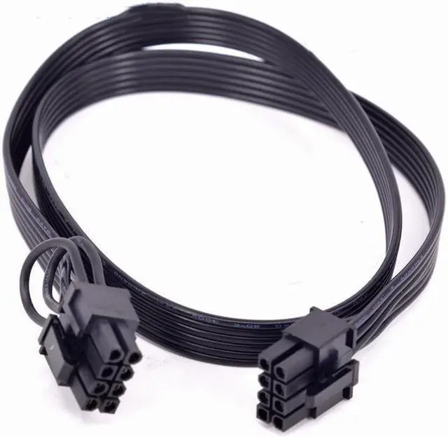 Alt view image 3 of 6 - BUCIER CPU 8Pin to 8Pin (4+4Pin) Modular Power Supply Cable For  TX850M TX750M TX650M TX550M TX-M Series Semi Modular PSU 60CM