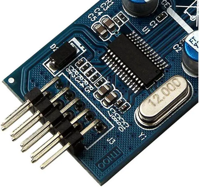 Alt view image 4 of 6 - BUCIER 1-to-2 Splitter Motherboard USB 2.0 9Pin Internal Header Male to Dual 2x 9Pin Header Male HUB Converter PCB Board Adapter with Female to Female Extension Cable 30cm